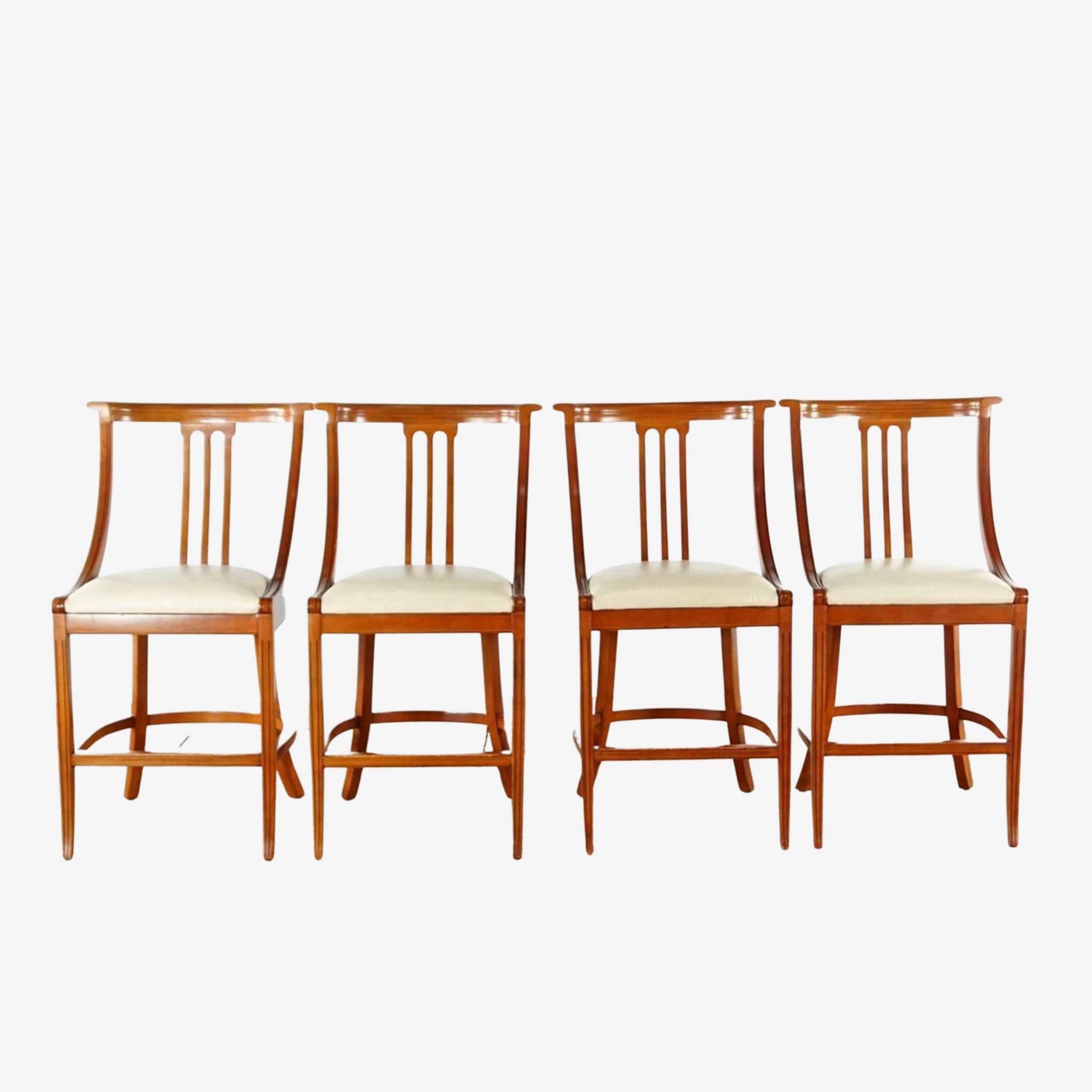 Four St. Tropez Counter High Bar Stools - image 0